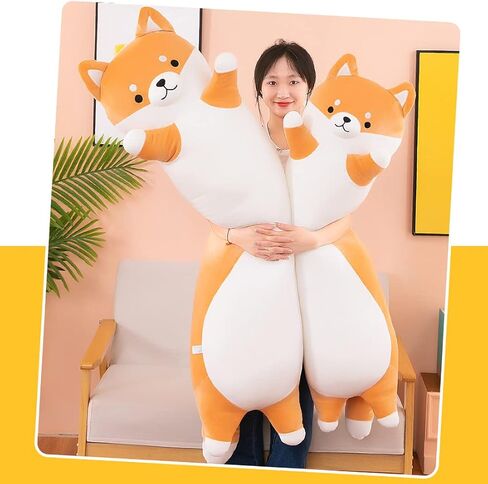 Yeqivo Long Panda Plush Pillow, Soft Panda Long Body Throw Pillow, Cute Panda Stuffed Animal Pillow for Kids, Long Panda Pillow Plush Toys Gifts(27.55inch/70cm) in Kuwait