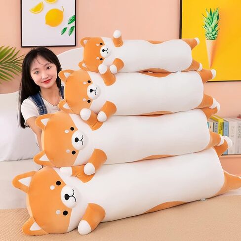 Yeqivo Long Panda Plush Pillow, Soft Panda Long Body Throw Pillow, Cute Panda Stuffed Animal Pillow for Kids, Long Panda Pillow Plush Toys Gifts(27.55inch/70cm) in Kuwait