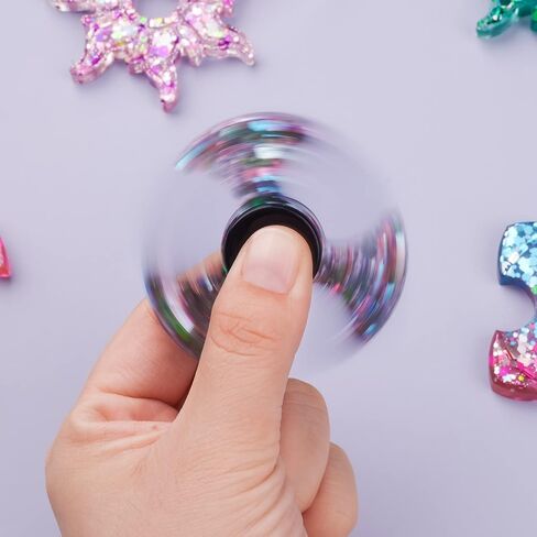 NiArt Fidget Spinner Toy DIY Bearing with Caps Set 24-Pack, MR137 0.5" Single-Sealed Chrome Steel Bearing Balls Replacement High Speed 13mmx7mmx4mm Epoxy Resin Casting Craft Skateboard Stress Reliever in Kuwait