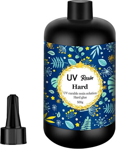 UV Resin 500g Transparent Ultraviolet Curing Clear Hard Type Resin, Solar Cure Resin for DIY UV Resin Jewelry Making in Kuwait