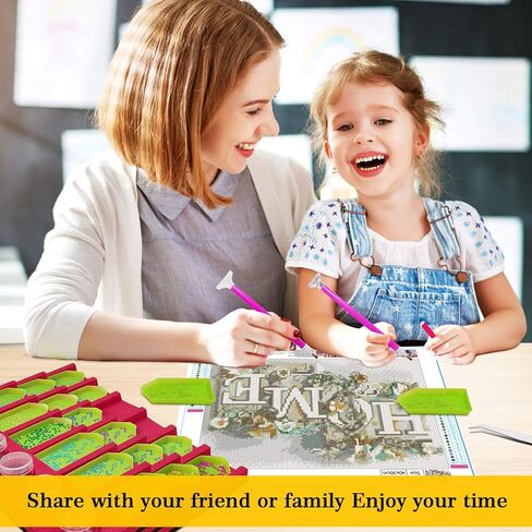 Diamond Painting Accessories Trays Organizer Art Supplies Diamond Art Kits for Adults Craft Arts 12 Slot Trays Holder Diamond Painting Tools in Kuwait