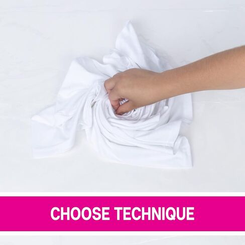 Tulip One-Step Tie-Dye Kit Easy Techniques for Sparkly Designs on Clothes, Shirts, Shoes, Pastel Dye Colors DIY Activity & Gift Idea, Glitter in Kuwait