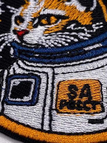 رقعة مستكشف الفضاء من بوهاكا كورجي - رقعة كورجي لطيفة - يمكن كيها/خياطتها - 7.62 سم in Kuwait