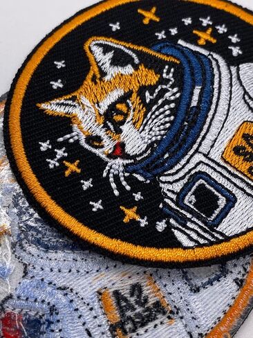 رقعة مستكشف الفضاء من بوهاكا كورجي - رقعة كورجي لطيفة - يمكن كيها/خياطتها - 7.62 سم in Kuwait