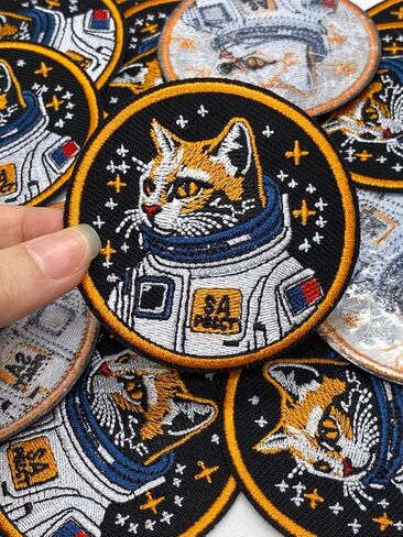 رقعة مستكشف الفضاء من بوهاكا كورجي - رقعة كورجي لطيفة - يمكن كيها/خياطتها - 7.62 سم in Kuwait