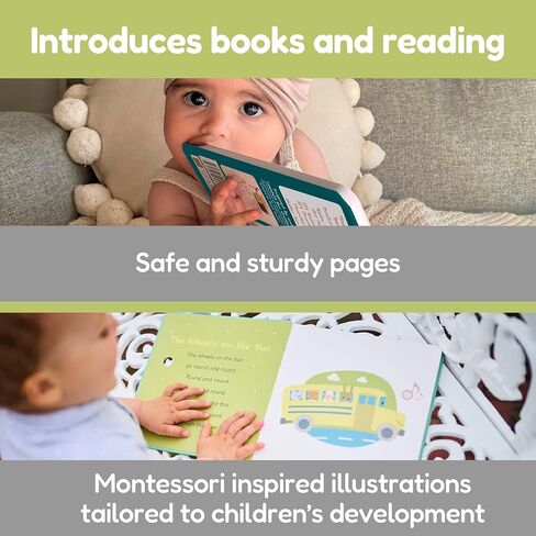 Cali's Books Happy Birthday Songs - Musical Book for Babies and Toddlers with Song in six Languages. Sound Book for Toddlers 1-3 in Kuwait