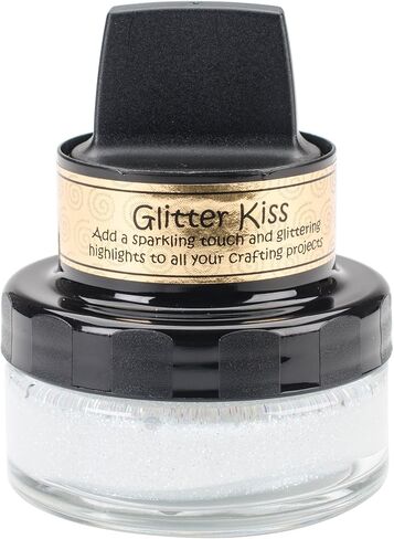 ،Cosmic Shimmer Glitter Kiss-Frosty Sparkle ،أكريليك ،7.5 × 6.2 × 6.2 سم in Kuwait