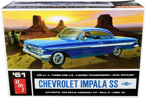 AMT - 1961 Chevy Impala SS (AMT1013/12), 0.5 Liters, Standard in Saudi Arabia
