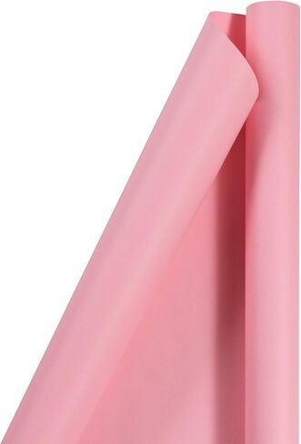 JAM Paper Gift Wrap - Matte Wrapping Paper - 50 Sq Ft Total (30 in x 10 Ft Each) - Matte Black - 2 Rolls/Pack in Saudi Arabia