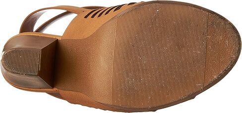 Soda Yummy ~ Gladiator Cutout Stacked Heel Sandal Shoes with Adjustable Ankle Buckle in Saudi Arabia