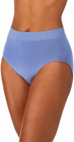 Carole Hochman Women's Underwear Silky Soft Seamless Full Coverage Modern Brief Panties 5 Pack Multipack Regular & Plus Sizes in Kuwait