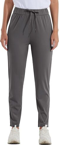 بنطال رياضي للسيدات من Willit، بنطال رياضي للسفر، 7/8، سريع الجفاف أثناء الطيران in Kuwait