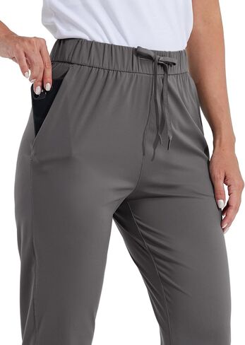 بنطال رياضي للسيدات من Willit، بنطال رياضي للسفر، 7/8، سريع الجفاف أثناء الطيران in Kuwait