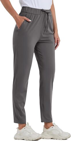 بنطال رياضي للسيدات من Willit، بنطال رياضي للسفر، 7/8، سريع الجفاف أثناء الطيران in Kuwait