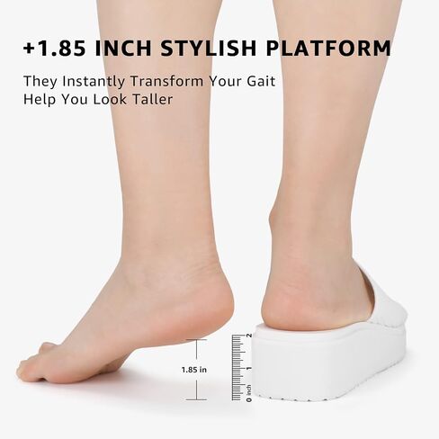 STQ Platform Sandals Women Cute Chunky Slides with Comfort Memory Foam in Saudi Arabia