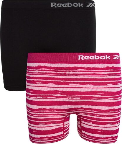 Reebok Girls’ Underwear - Seamless Cartwheel Shorties (2 Pack) in Saudi Arabia