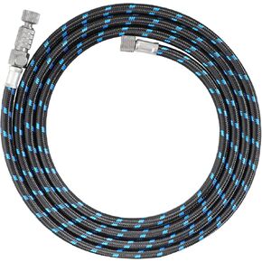 Airbrush Hose 10 Foot Nylon Braided Air Hose with 1/8" Size On Both End and Adapter 1/8" male - 1/4" female for Most Airbrush Paint Kit in Saudi Arabia