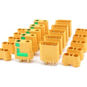 Amass 5 Pair XT90S XT90-S XT90 Connector Anti-Spark Male Female Connector for Battery, ESC and Charger Lead