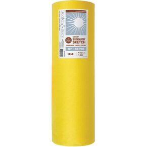 Borden & Riley 24" x 50 Yards #35C Sun-Glo Thumbnail Sketch Paper, 8 lb, White, 1 Roll Each (35WR245000)