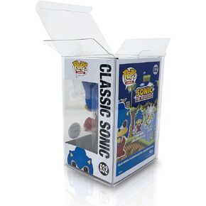 (100 عبوة) واقي EcoTEK Protectors Pop متوافق مع شخصيات Funko POP مقاس 4 بوصات، حافظة قوية وشفافة، خالية من الأحماض in Kuwait