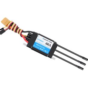 DH 20A 2-4S Waterproof Brushless ESC Electronic Speed Controller with 5.5V/4A BEC and XT60 3.5mm Banana Head Connector for Model Ship RC Boat (20A) in Kuwait