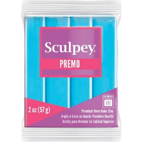 طين خبز الفرن من البوليمر Sculpey Premo™، فضي، غير سام، 2 أونصة. بار، رائع لصنع المجوهرات، والعطلات، والصناعات اليدوية، والوسائط المختلطة ومشروعات الديكور المنزلي. الطين الفاخر مثالي للطين والفنانين. in Saudi Arabia
