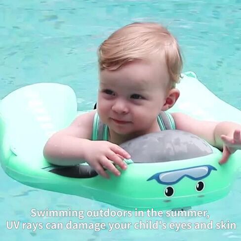 عوامة سباحة للأطفال غير قابلة للنفخ من مامبوبيبي، عوامة سباحة للأطفال مع مظلة للأعمار من 3 إلى 24 شهرًا in Kuwait