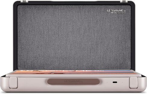 LG 27-Inch Class StanbyMe 1080p-Portable Touch-Screen-Monitor 27ART10AKPL, Built-in Battery, Full Swivel Rotation, 60Hz Refresh Rate, Calming Beige in Kuwait