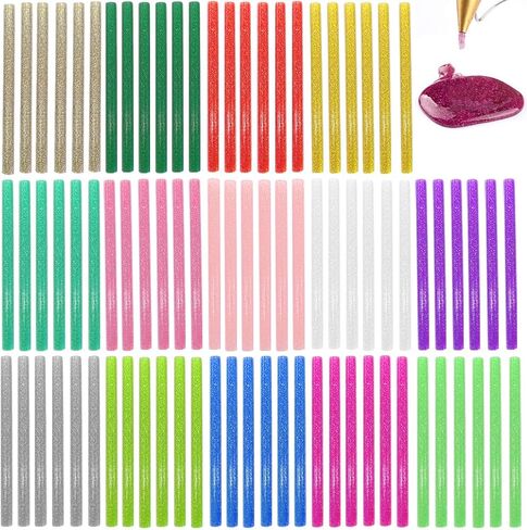 Ewparts 14-Color Hot Glue Sticks, 84-Pack in Kuwait