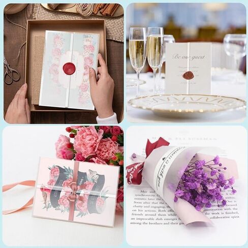 50 حزمة من سترات Vellum المطوية مسبقًا لدعوات 5 × 7، وسترات ورقية من ورق Vellum، ودعوات زفاف شفافة من ورق Vellum لحفلات الزفاف وحفلات استقبال المولود الجديد (50 قطعة 5x7 بوصة) in Kuwait