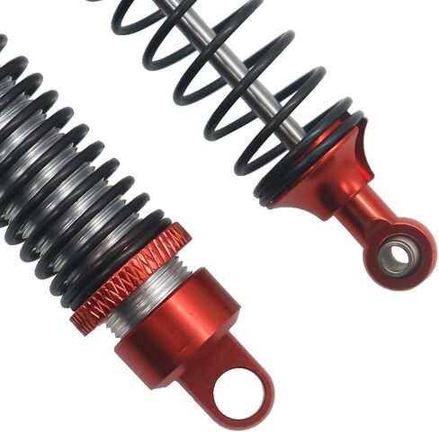 4 قطع من خليط معدني كامل ممتص للصدمات 130 ملم لسيارة RC 1-10 HSP RGT Himoto Redcat (أحمر) in Kuwait