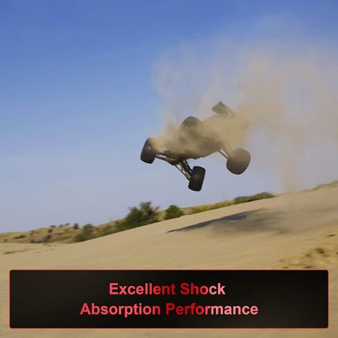 مجموعة 4 قطع من سيارات RC ممتصة للصدمات متوافقة مع 1/14 WLtoys 144001/144010، Team Associated 1/14 Reflex 14B RC Buggy Racing على الطرق الوعرة 1:14 1:16 مقياس RC أجزاء سيارات مطورة - أزرق in Kuwait
