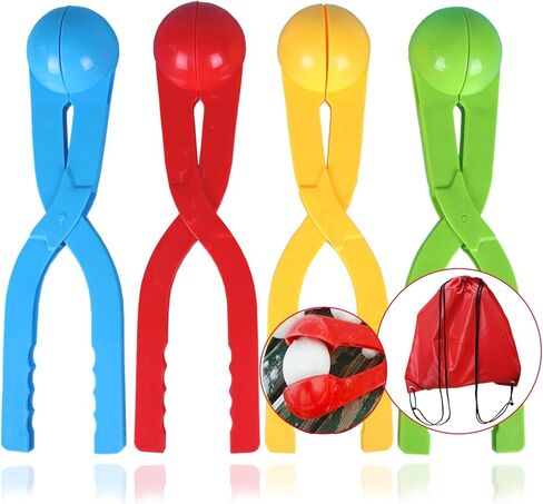 Kaptin 2 Pack Heavy Duty Winter Snowball Maker for Kids Beach Toys Snow Ball Toys Sand Toys Snow Toys in Kuwait