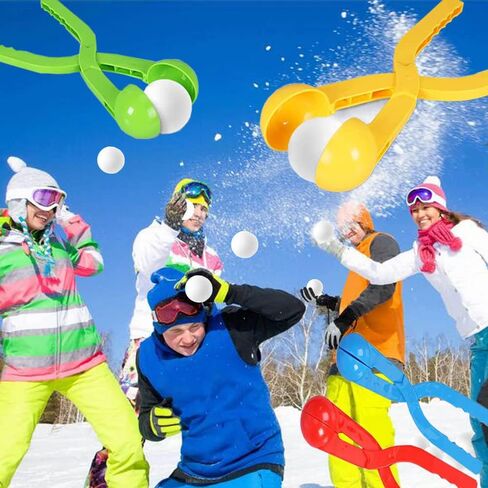 Kaptin 2 Pack Heavy Duty Winter Snowball Maker for Kids Beach Toys Snow Ball Toys Sand Toys Snow Toys in Kuwait