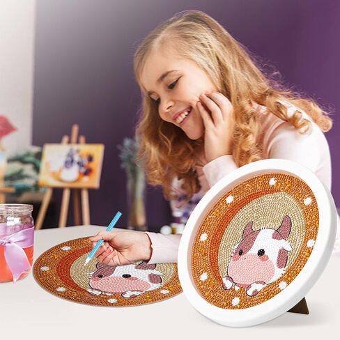 مجموعات الطلاء حسب الأرقام للأطفال من TINMI ARTS - مجموعات Dotz الماسية 5D للأغنام، لوحة ماسية للأطفال من سن 6 إلى 8 سنوات، مجموعة أدوات الإطار للمبتدئين، الحرف اليدوية للأطفال من سن 4 إلى 6 سنوات، 6-8، 8-12 in Saudi Arabia