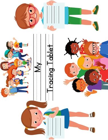 My Basic Tracing Tablet For Kids - A 50 Page Dotted Line Tablet: Perfect For Beginning Handwriting Practice For Kids In Pre-K Through 1st Grade in Saudi Arabia