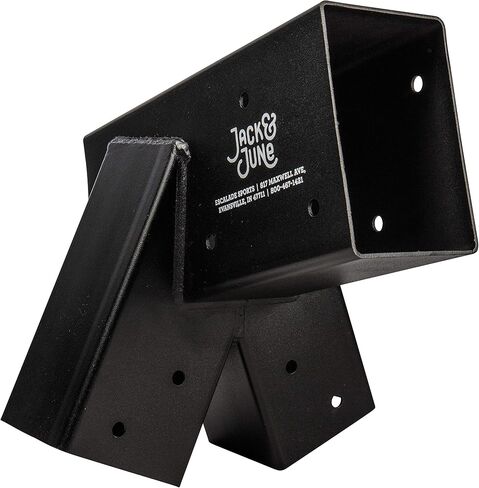 أطقم أرجوحة خشبية شديدة التحمل من جاك آند يونيو - دعامة معدنية ومعدات لتركيب مجموعة اللعب بشكل آمن وسهل in Kuwait