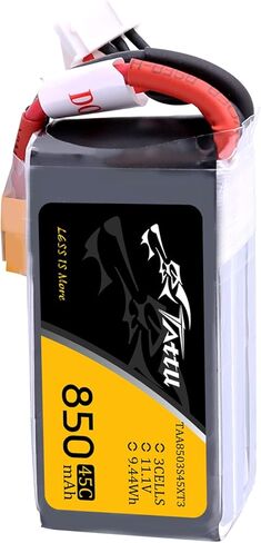TATTU 850 مللي أمبير 11.1 فولت 45C 3S بطارية ليبو مع قابس XT30 (2 قطعة) in Saudi Arabia
