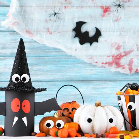 LOMIMOS 2inch Black Wiggle Googly Eyes with Self-Adhesive,Large Black Round Plastic Googly Eyes for DIY Craft Decoration(50PCS) in Saudi Arabia