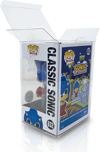 (100 عبوة) واقي EcoTEK Protectors Pop متوافق مع شخصيات Funko POP مقاس 4 بوصات، حافظة قوية وشفافة، خالية من الأحماض in Kuwait