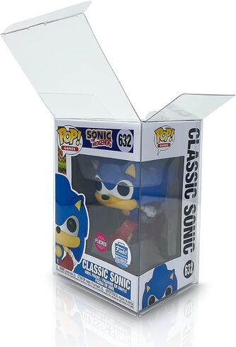 (100 عبوة) واقي EcoTEK Protectors Pop متوافق مع شخصيات Funko POP مقاس 4 بوصات، حافظة قوية وشفافة، خالية من الأحماض in Kuwait