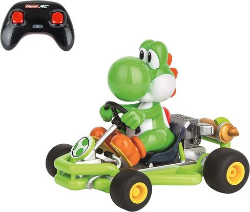 Carrera 200989 RC Official Licensed Kart Pipe Kart Mario 1:18 Scale 2.4 Ghz Remote Radio Control Car with Rechargeable LiFePO4 Battery - Kids Toys Boys/Girls in Saudi Arabia