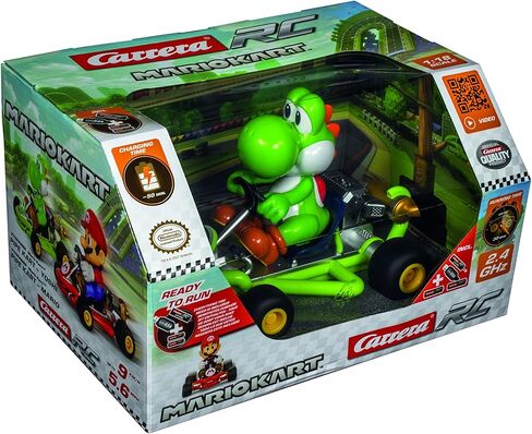 Carrera 200989 RC Official Licensed Kart Pipe Kart Mario 1:18 Scale 2.4 Ghz Remote Radio Control Car with Rechargeable LiFePO4 Battery - Kids Toys Boys/Girls in Saudi Arabia