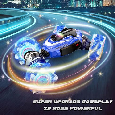 سيارة التحكم عن بعد، سيارة RC المثيرة بمستشعر الإيماءات، 4 WD تحويل الطرق الوعرة للدوران، سيارات تويستر يتم التحكم فيها يدويًا وجهاز التحكم عن بعد 2.4 جيجا هرتز، سيارات RC للأطفال الأولاد والبنات لعبة هدية للأعمار 6 7 8 9 سنوات فما فوق in Kuwait