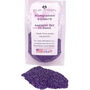 Biodegradable Glitter Made from Plant Cellulose, Earth Friendly. Perfect for Body, Cosmetics, Crafts, DIY Projects. Can be Mixed with Lotions, Gels, Oils, Face Paint (1/2 Ounce, Rose) in Saudi Arabia