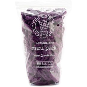 عقد كوب قصير من القطن من فريندلي لوب، 17.78 سم، حلقات بمقاس تقليدي تصنع 2 مسكاجين، حياكة يدوية للأطفال والكبار - خوخي من هاريسفيل ديزاينز in Kuwait