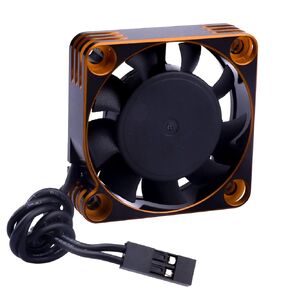 RC Car Motor Cooling Fan Heatsink 16000RPM Brushless ESC Cooling Fan 40x40mm for RC Car 1/8 1/10 540 550 Motor (Gold)