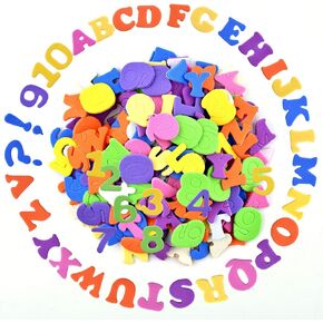 Coopay Glitter Snowflake Foam Stickers Self-Adhesive Snowflake Stickers Decals for Christmas Decoration, DIY Craft Projects, Assorted Color and Sizes
