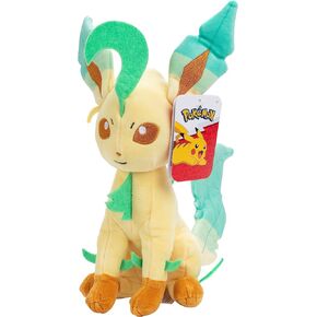 Pokémon 8" Leafeon Plush - Officially Licensed - Quality & Soft Stuffed Animal Toy - Eevee Evolution - Add Leafeon to Your Collection! - Great Gift for Kids, Boys, Girls & Fans of Pokemon in Saudi Arabia