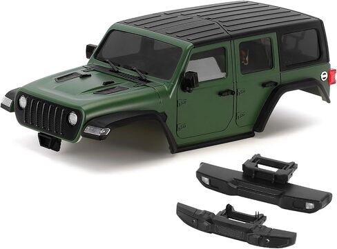INJORA 6.10in Wheelbase Shell - ABS Hardtop Body Kit with Front Rear Bumpers for TRX4M Bronco Defender (Blue) in Saudi Arabia